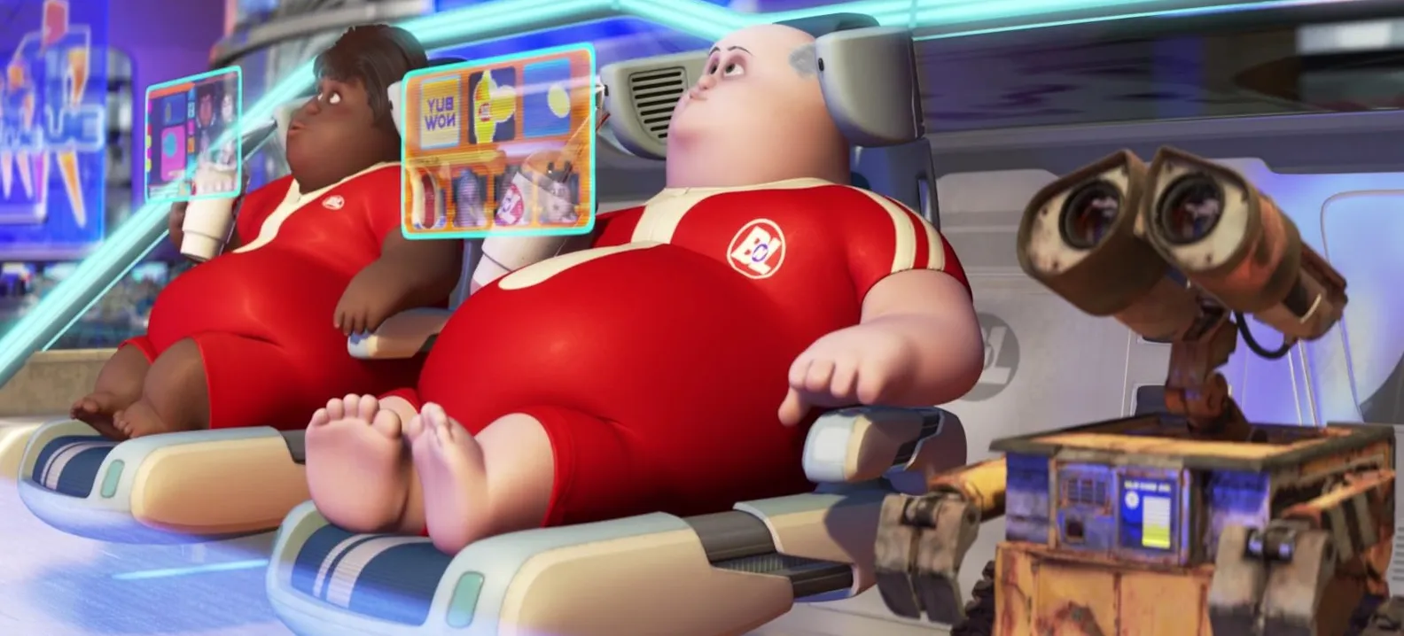 The humans of Wall-E